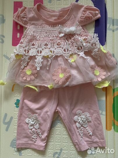 Вещи пакетом на девочку 80 размер