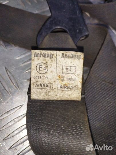 Ремень безопасности передний правый Mitsubishi