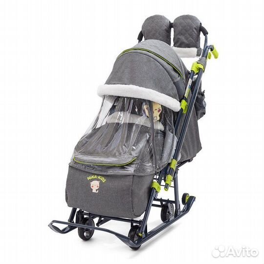 Санки коляска nika