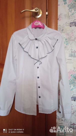 Блузка школьная 152