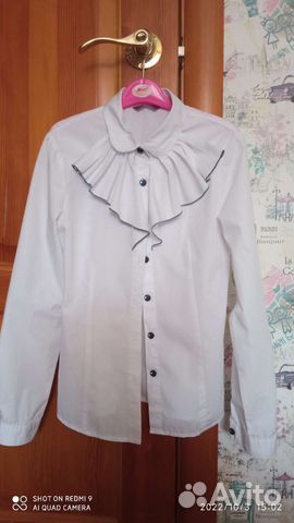 Блузка школьная 152