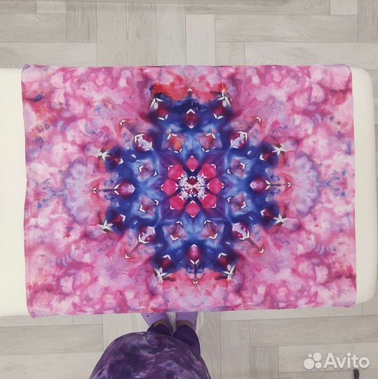 Панно полотно картина тай дай мандала бохо хиппи