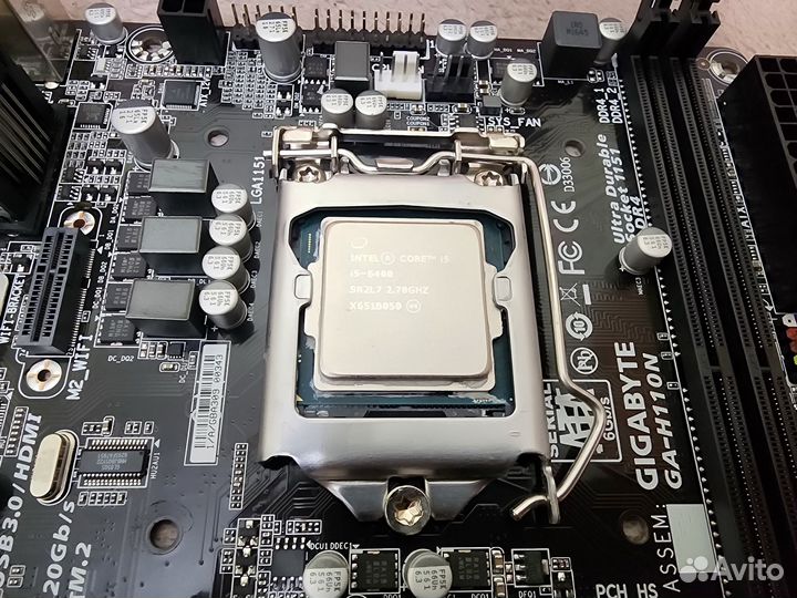 Материнская плата с процессором i5 + 16Gb