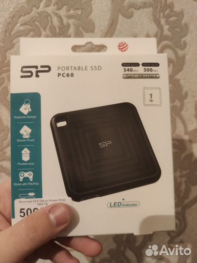Внешний SSD 1000 gb