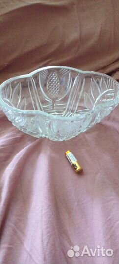 Ваза хрустальная