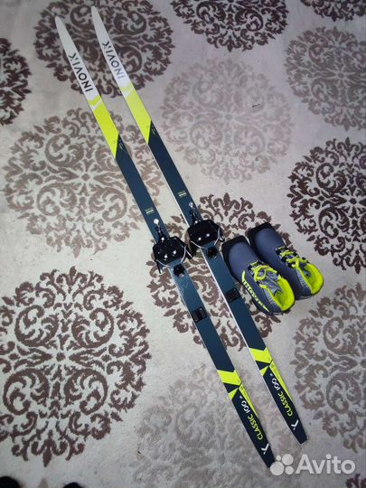 Беговые детские лыжи(комплект)