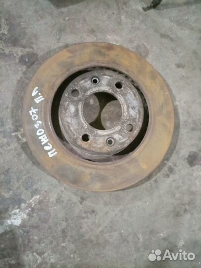 Диск тормозной передний Peugeot 307 Пежо 307