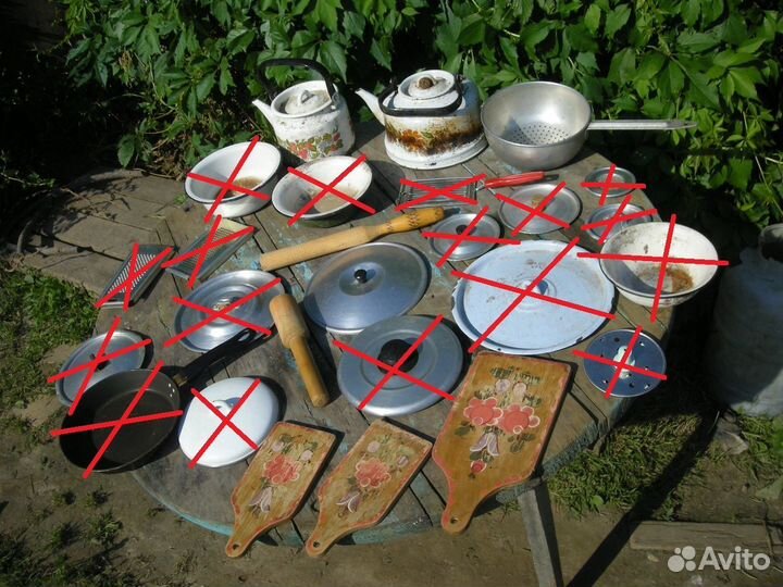 Чайники 3 литра СССР фаянс гжель супница кружки ло