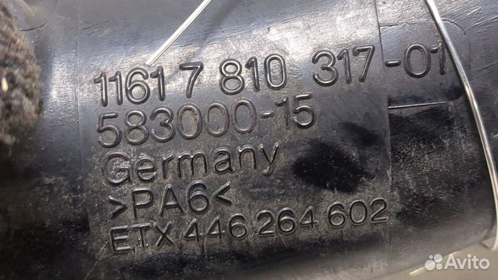 Патрубок интеркулера BMW X6 E71, 2010