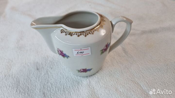 Молочник фарфор СССР