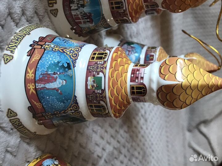 Колокола фарфоровые