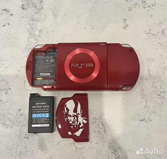 Psp 2001 GOD edition Red