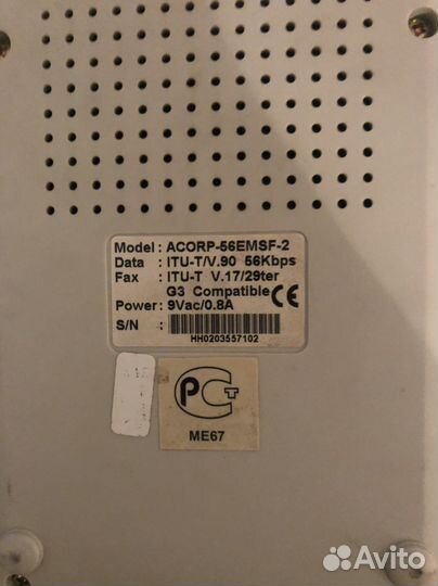Модем acord M56emsf-2