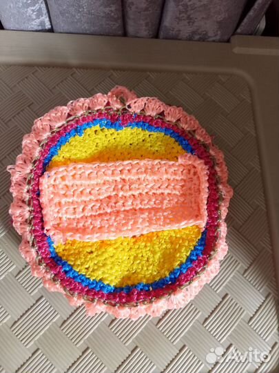 Мочалка круглая