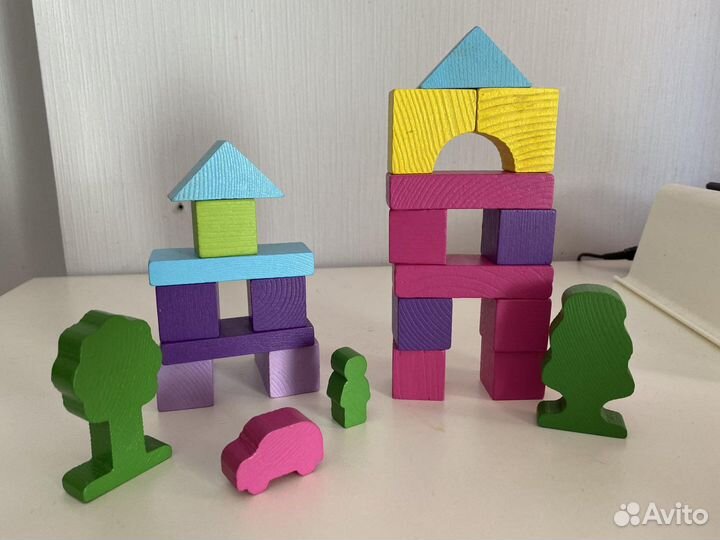 Mega Bloks пакетом / игрушки / лего деревянное