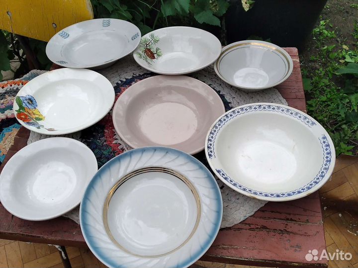 Набор столовой посуды для дачи