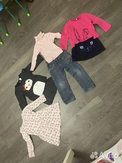 Вещи пакетом на девочку 3 4 года