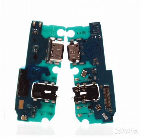 Шлейф Samsung A127F (A12 Nacho) (плата) Разъем зар