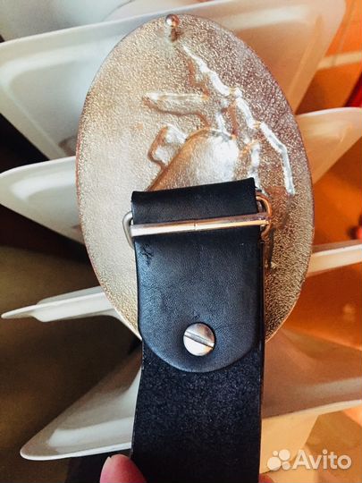 Ремень с бляхой