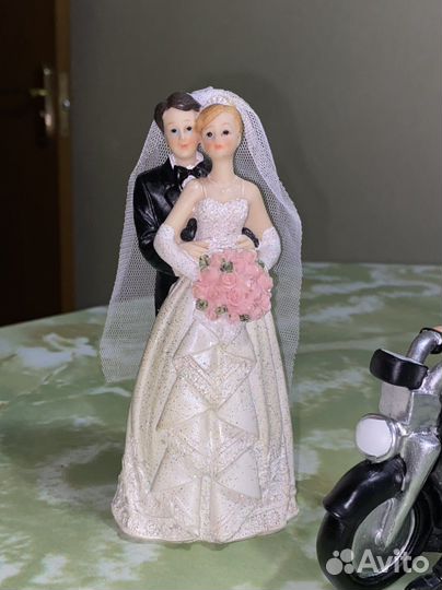 Свадебные фигурки на торт