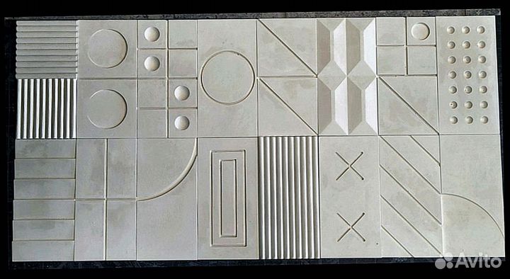 3D гипсовые панели рейки