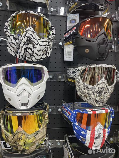 Очки защитные кроссовые VM-1019B/A