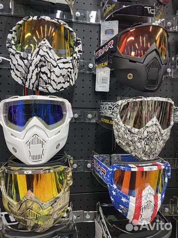 Очки защитные кроссовые VM-1019B/A