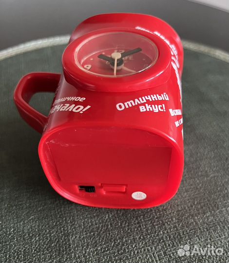 Часы-будильник nescafe