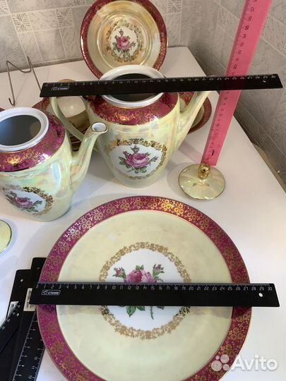 Чайный фарфоровый сервиз 