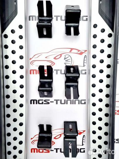 Пороги Hyundai Santa Fe 2018+ стиль BMW санта фе