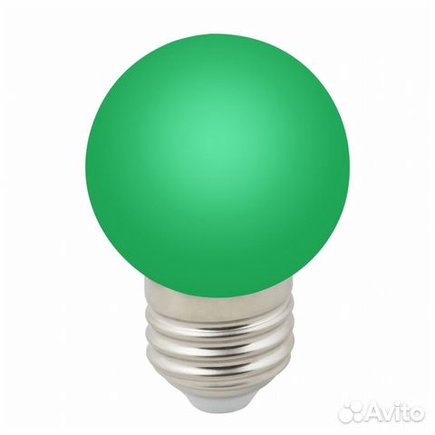 Лампа светодиодная Volpe Decorcolor G45 1 Вт. Е27