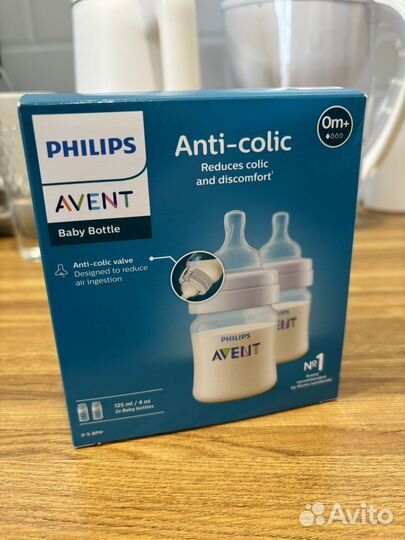 Бутылочки для кормления Avent anti-colic