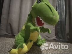 Большая мягкая игрушка динозавр