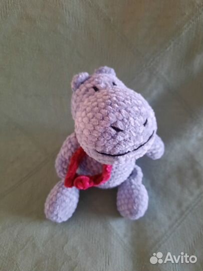 Плюшевый бегемотик Тотошка