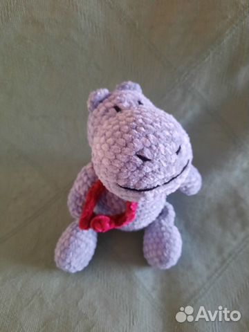 Плюшевый бегемотик Тотошка