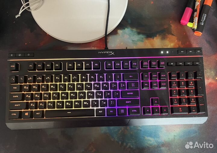 Клавиатура hyper x alloy core rgb
