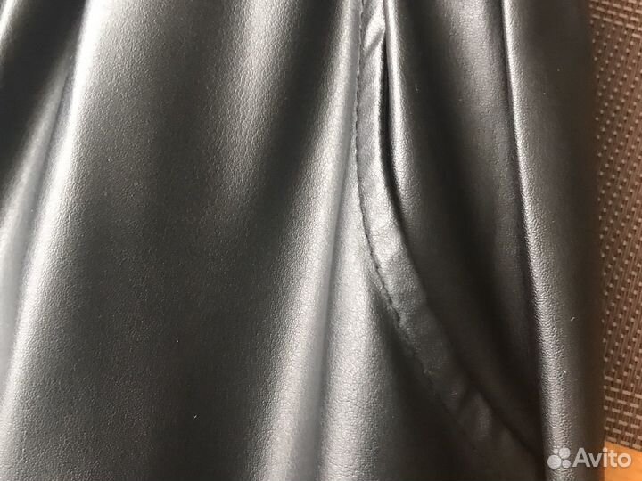 Брюки кожаные