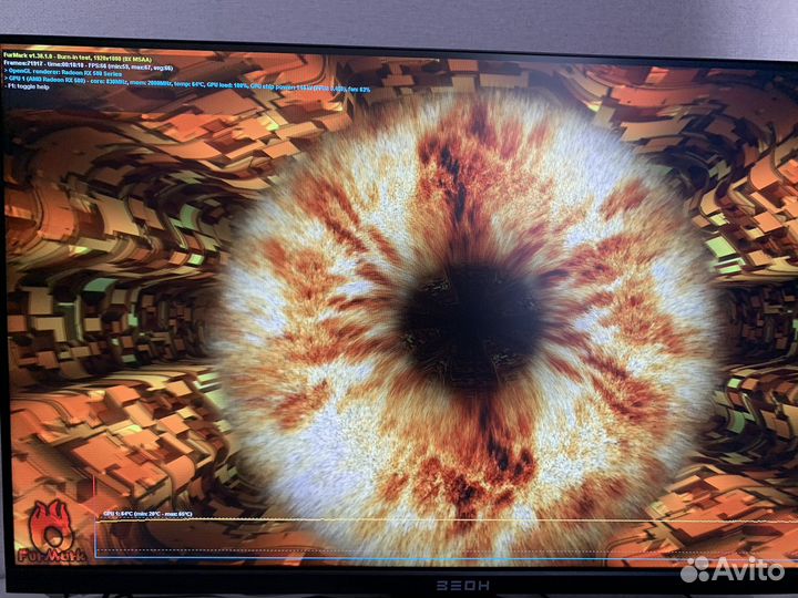 Видеокарта AMD radeon rx580 8gb