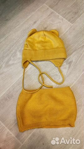 Комплект шапка и снуд amarobaby