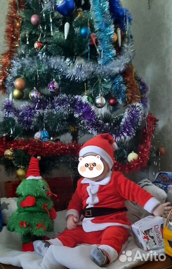 Костюм деда мороза детский