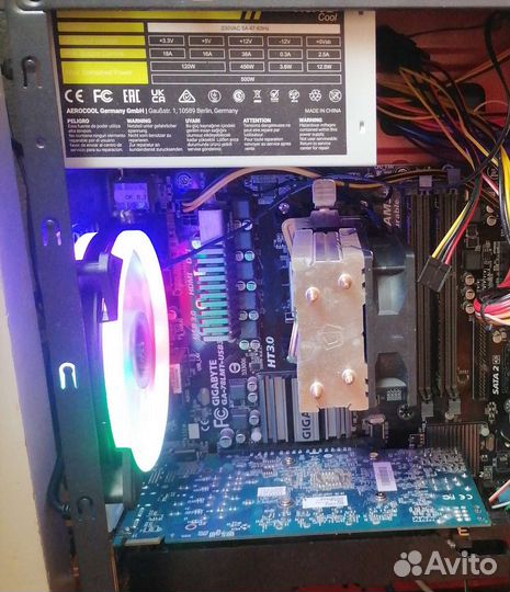 Пк в сборе, 6ядер,ssd, R7 2gb ddr5, 8gb ram