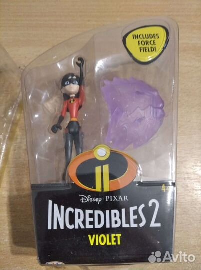 3 Фигурки The Incredibles 2 Виолетта + Dash&Jack