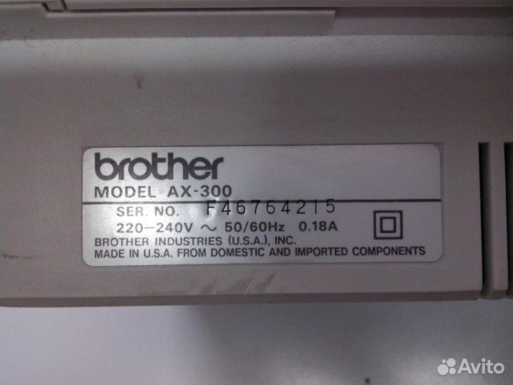 Электрическая печатная машинка Brother AX-300