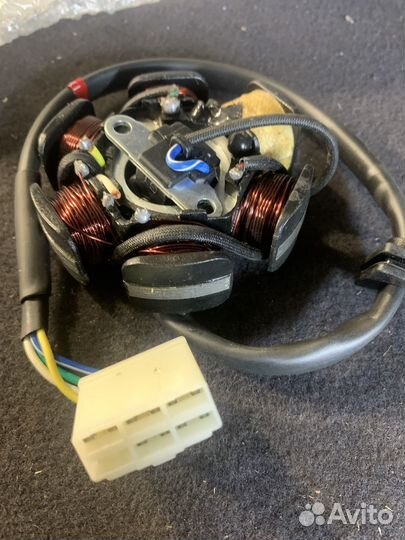 Катушка зажигания (статор генератора)мопед альфа
