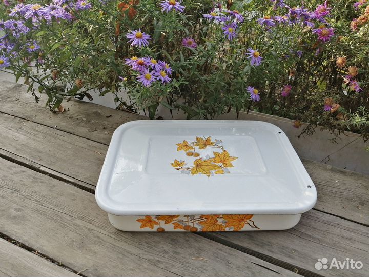 Лотки эмалированные для холодца, заливного, выпечк