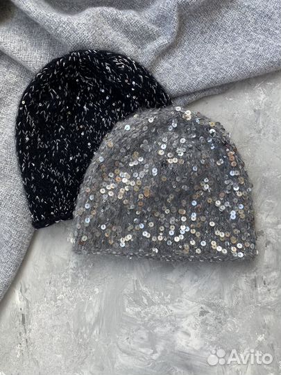 Шапка Женска весна блестящая