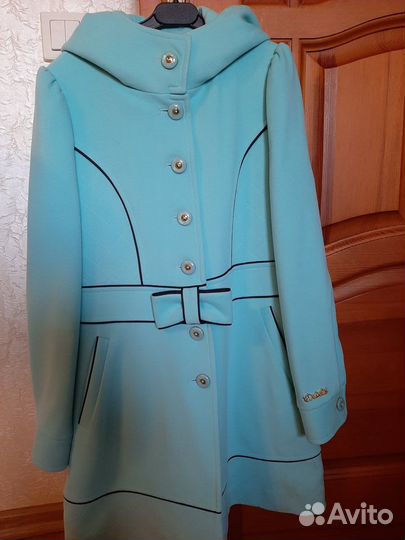 Пальто для девочки 140