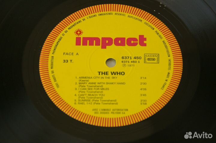 LP The Who – The Who Impact compilation