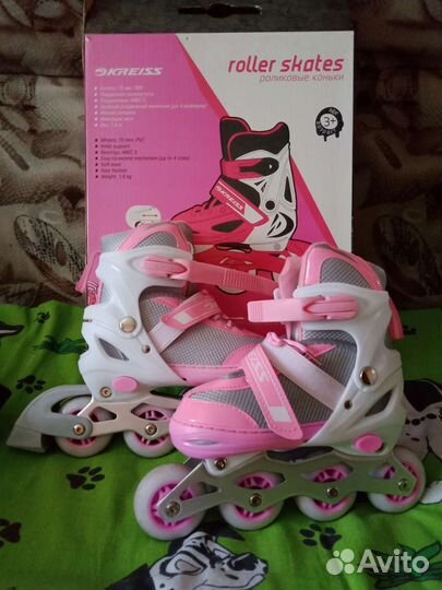 Роликовые коньки детские раздвижные