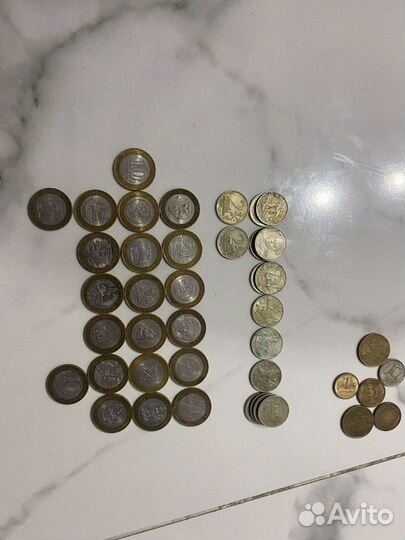 Монеты юбилейный 2 и 10